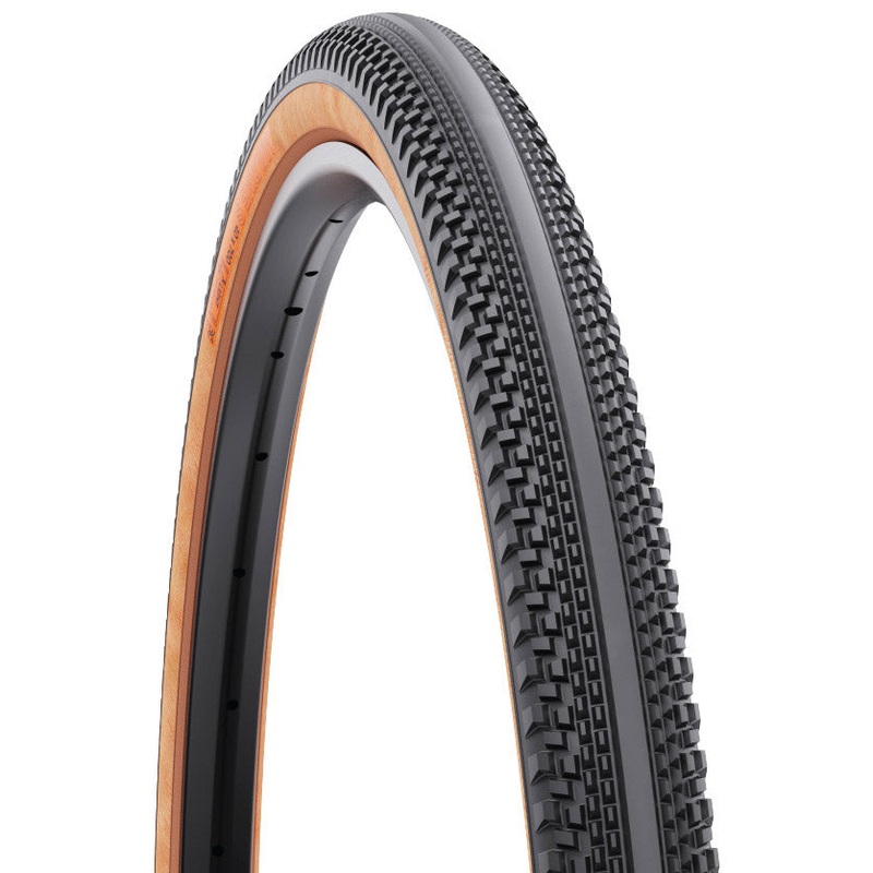 WTB Vulpine S Tire – 700 x 45 TCS Tubeless Folding BLK/Tan Light/Fast Rolling Dual DNA SG