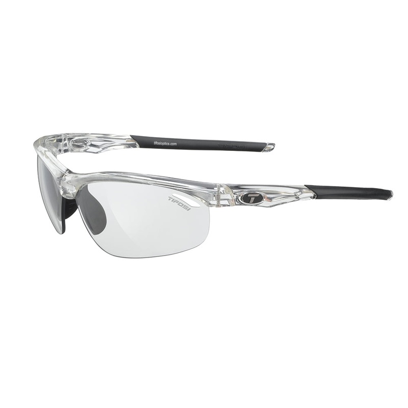 Tifosi Veloce-Tifosi Veloce Sunglasses Crystal Clear with LightNight Fototec Lens