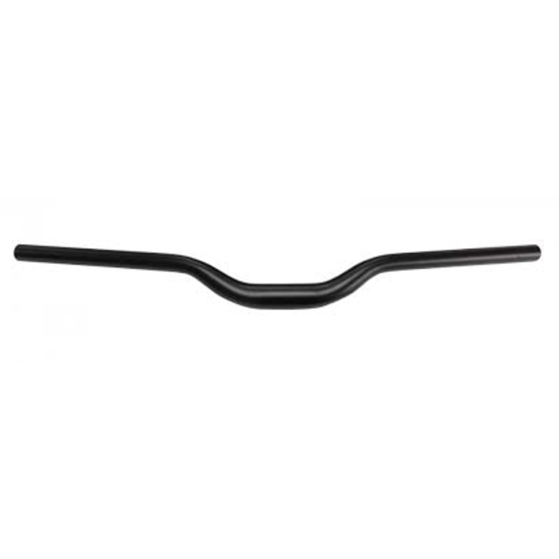 Handlebar – High Rise Alloy-HANDLEBAR MTB 63mm RISE 680mm 31.8 ALLOY BLACK & HANDLEBAR MTB 76mm RISE 740mm 31.8 ALLOY BLACK (No Packaging)