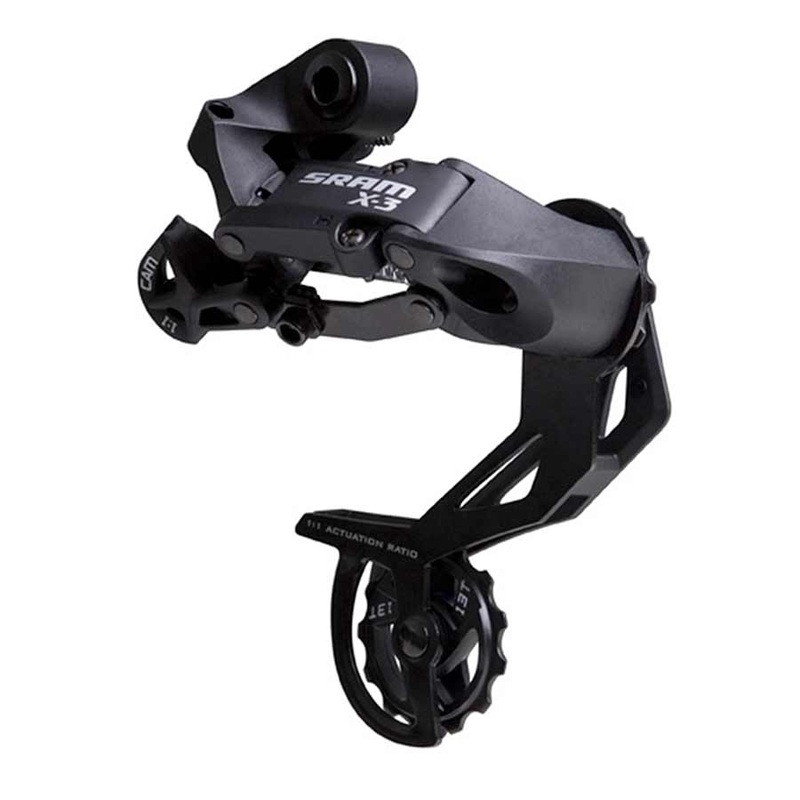 SRAM X3 Rear Derailleur – 789 Speed Long Cage Black