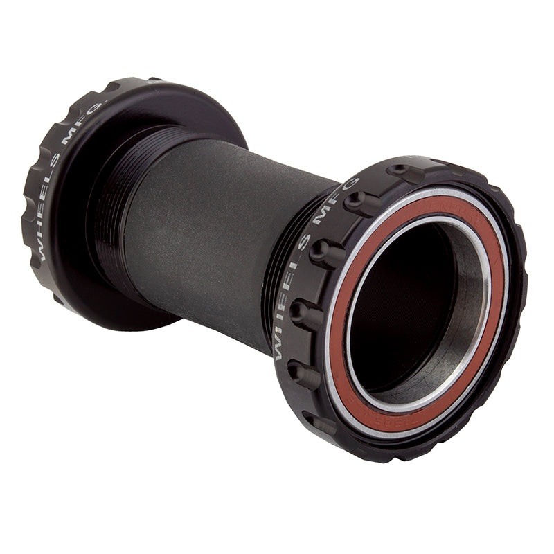 Wheels Manufacturing BSA 30 Bottom Bracket – English BSA Frame Interface ABEC-5 Angular Contact Bearings For 30mm Spindle BLK