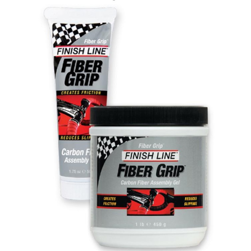 Finishline Fiber Grip Paste-Finish Line Fiber Grip Carbon Paste 454g Screw Top Tub & Finish Line Fiber Grip Carbon Paste 50g Tube