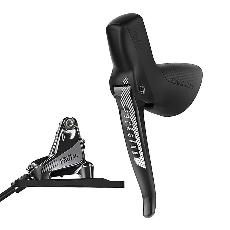 SRAM Rival 1 Disc Brake Cable-Actuated Dropper Remote Lever – Left/Front Flat Mount 20mm Offset BLK A1