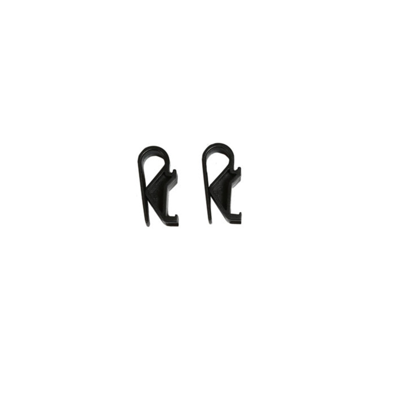 Basil – Hook-On System Hooks-BASIL HOOK-ON SYSTEM HOOKS 2PC STANDARD 16MM ID BLACK & BASIL HOOK-ON SYSTEM HOOKS 2PC 10-12MM ID BLACK