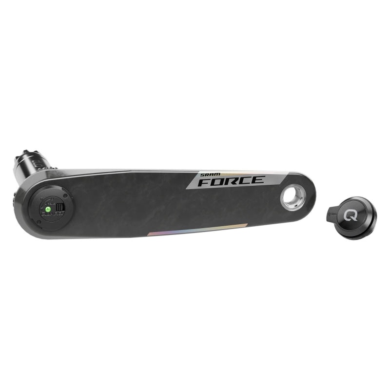 SRAM Force AXS Wide Left Crank Arm Power Meter Spindle Assembly – 165mm 12/13-Speed DUB PM Spindle Carbon E1