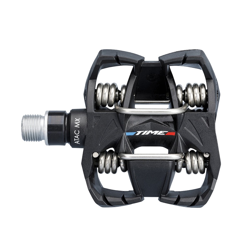 Time ATAC MX 6 Enduro Pedal-TIME ATAC MX 6 Enduro Pedal, Including ATAC Cleats, Grey