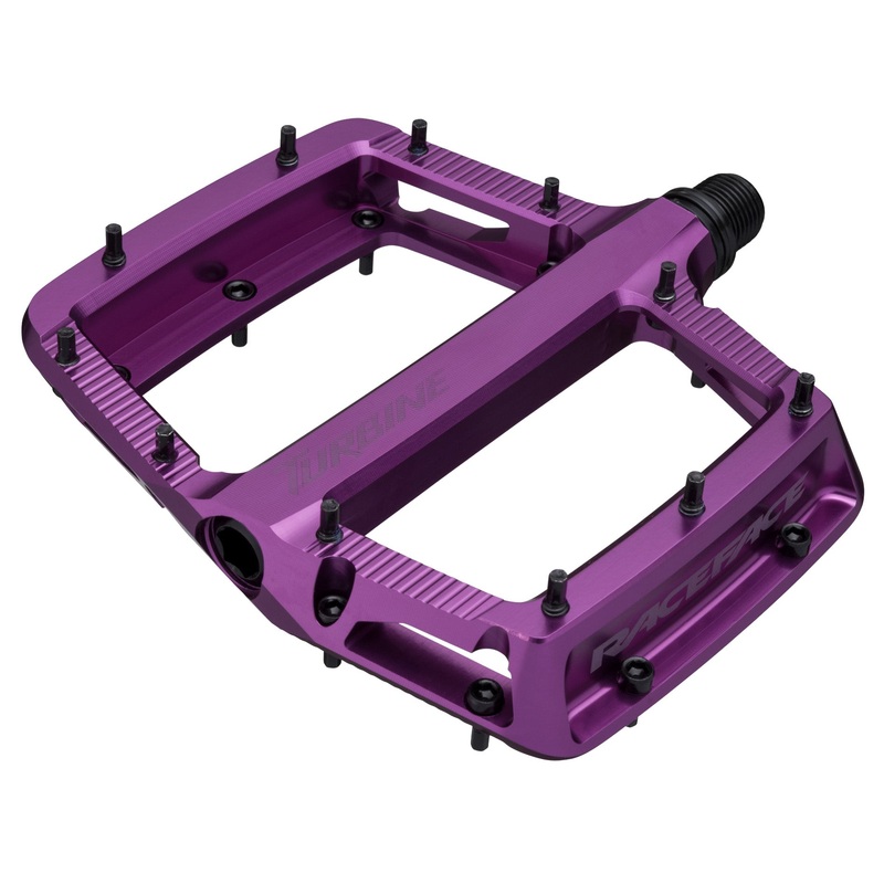 RaceFace Turbine Pedals – Platform Aluminum 9/16 Purple