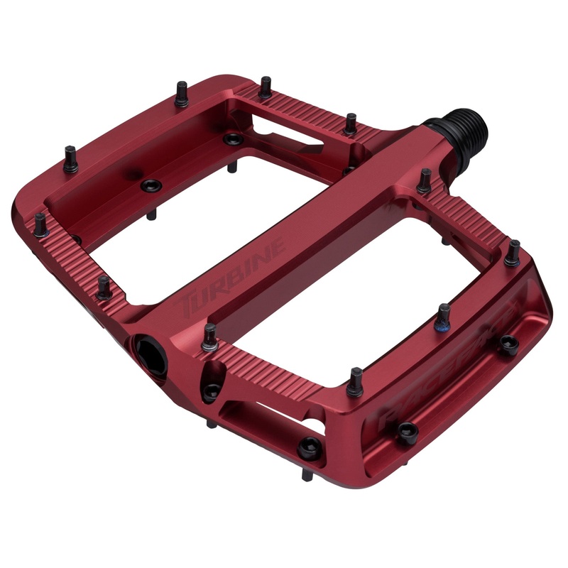RaceFace Turbine Pedals – Platform Aluminum 9/16 Red