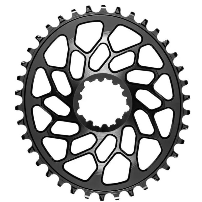 absoluteBLACK SRAM CX oval, Narrow/Wide Kettenblatt GXP/BB30, Direct Mount – Schwarz