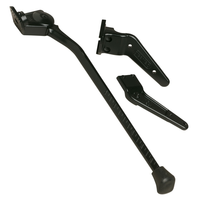 Greenfield 285mm Stabilizer Rear Stay-Mount SKS2 Kickstand: Black Aluminum