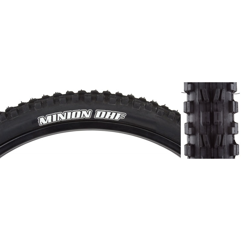 Maxxis Minion DHF Tire – 20 x 2.40 Clincher Folding Black Dual