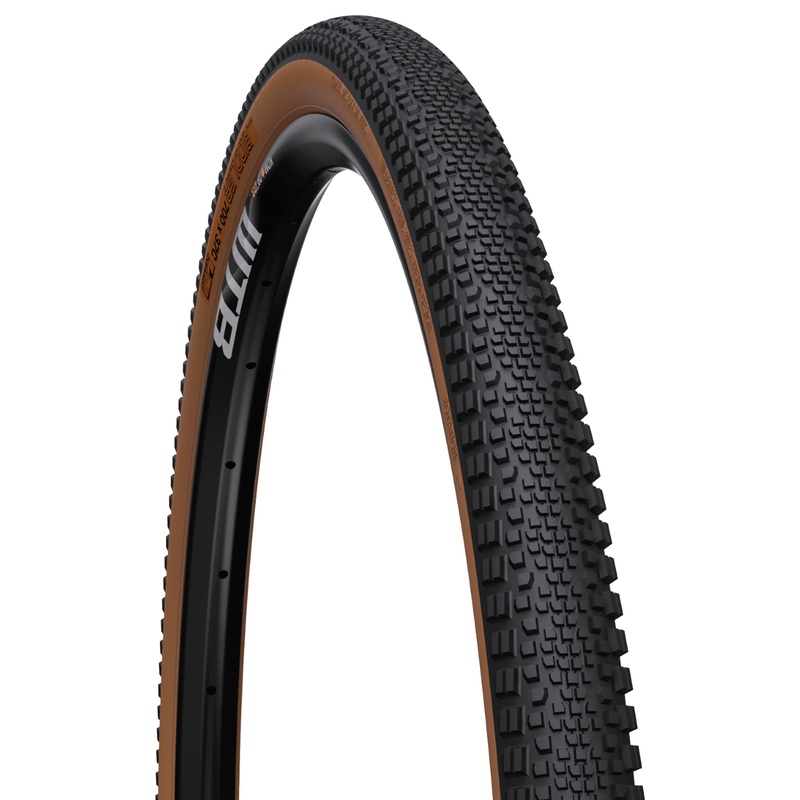 WTB Riddler Tire – 700 x 37 TCS Tubeless Folding BLK/Tan Light/Fast Rolling Dual DNA SG