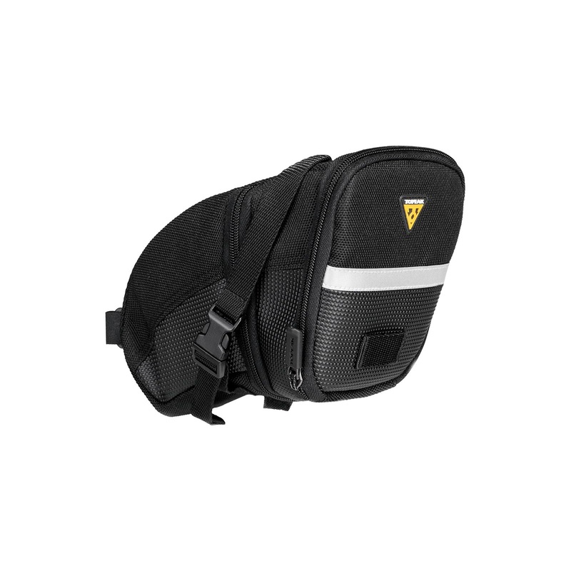 Topeak Aero Wedge Seat Bag – Strap-on Large Black