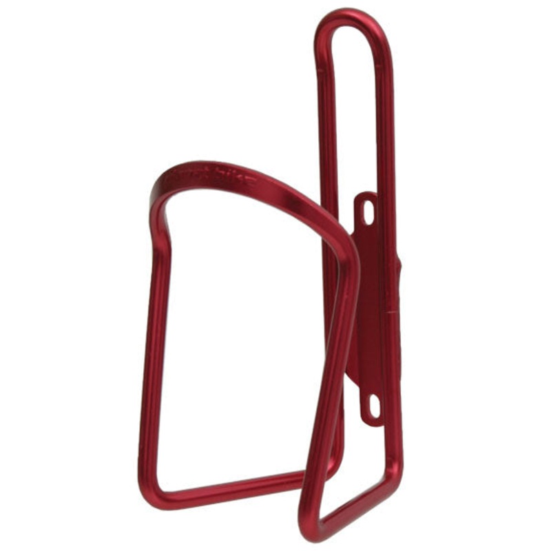Planet Bike Alloy 6.2mm Water Bottle Cage – Aluminum Red Anodized