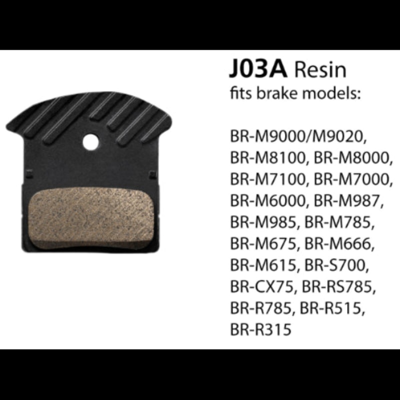 Shimano J03A Resin brake pads