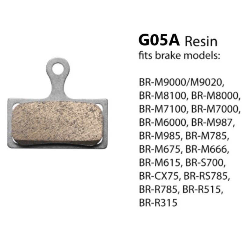 Shimano G05a Resin Brake pads