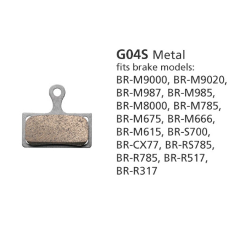 Shimano G04S Metal Brake Pads