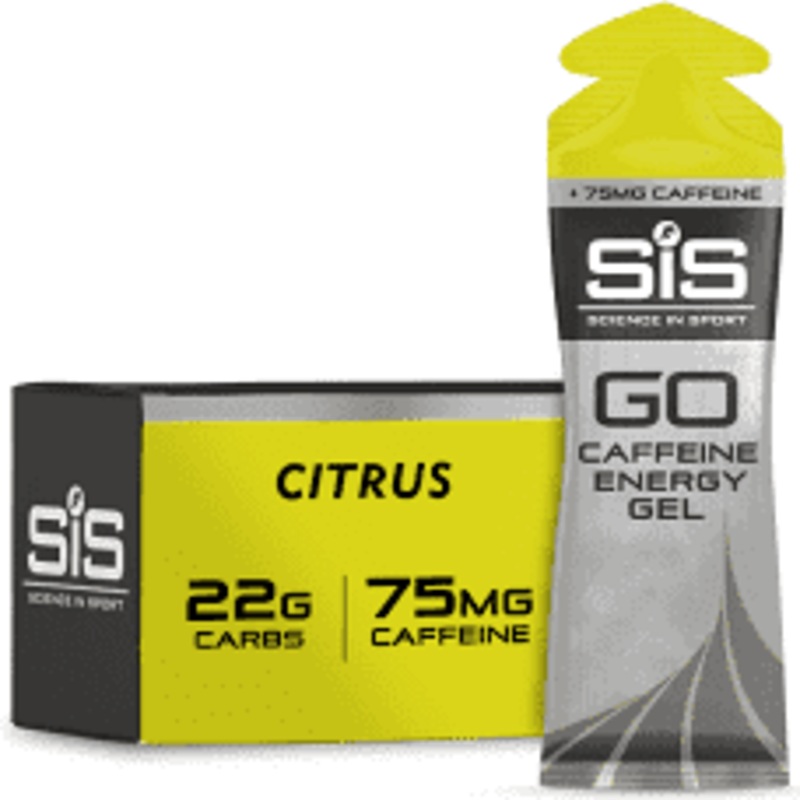 SIS Go Plus Caffeine Gels – 60ml – Citrus