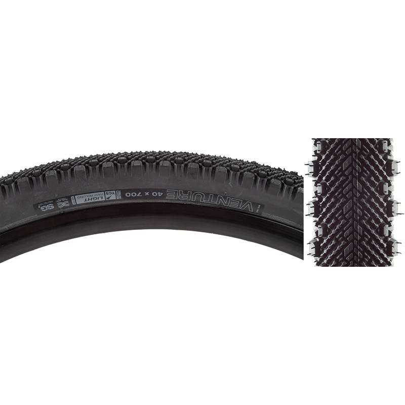 WTB Venture Tire – 700 x 40 TCS Tubeless Folding BLK Light Fast Rolling SG2