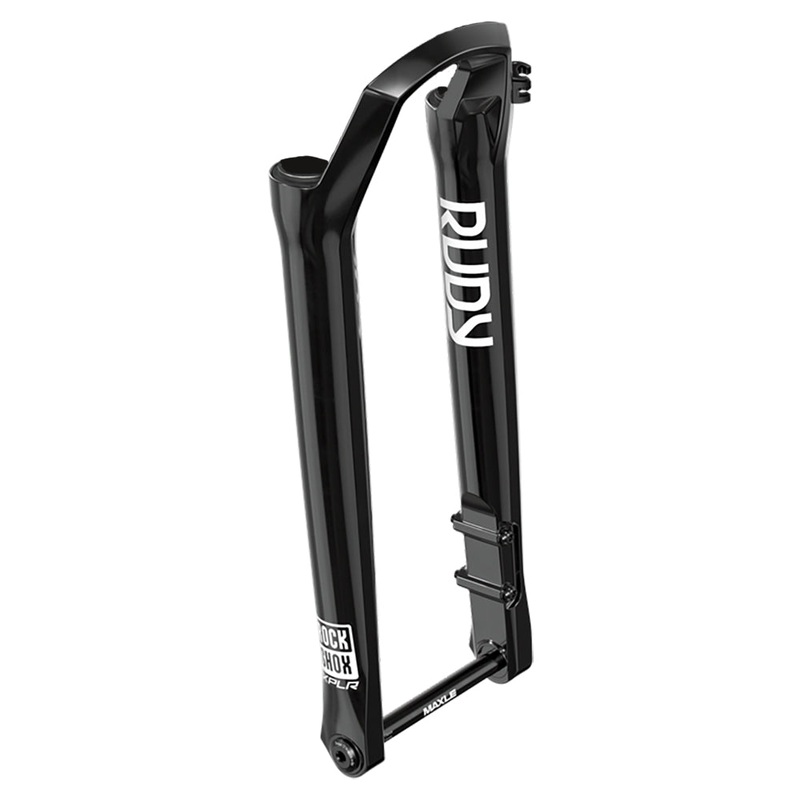 Rockshox Rudy Lower Legs-RockShox Fork Lower Leg – (Foil Decals Included) 700C Gloss Black – RUDY XPLR BASE / Ultimate A1 (2022)