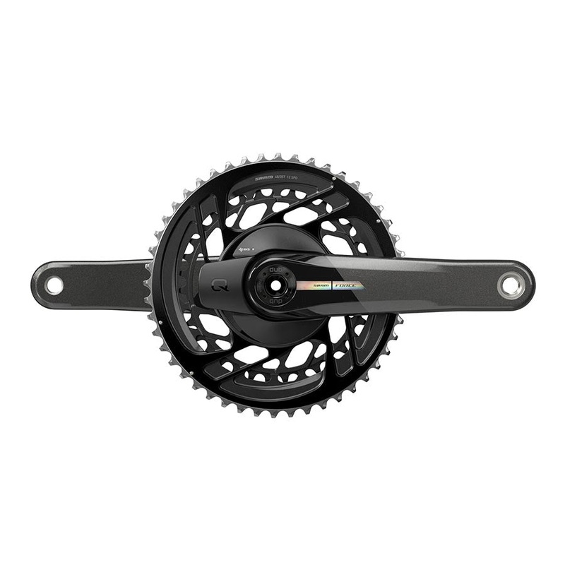 SRAM Force AXS Power Meter Crankset – 172.5mm 2x 12-Speed 46/33t Direct Mount DUB Spindle Interface Iridescent Gray D2