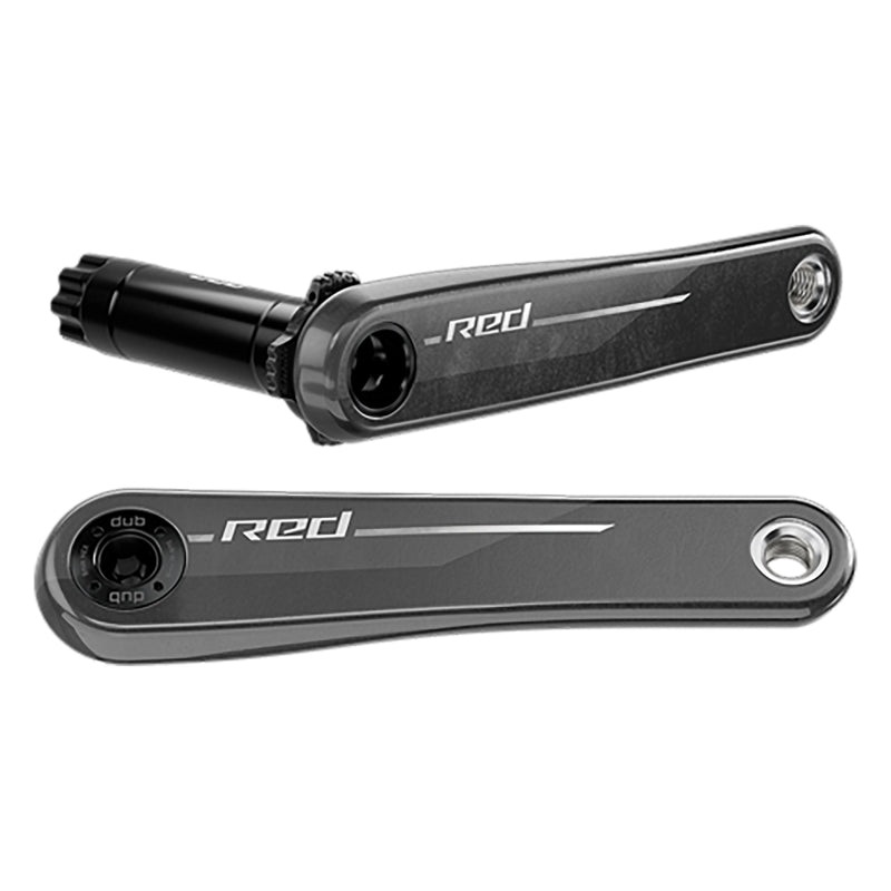 SRAM RED 1x XPLR Wide Crank Arm Assembly – 172.5mm 13-Speed 8-Bolt Direct Mount DUB Spindle Natural Carbon E1