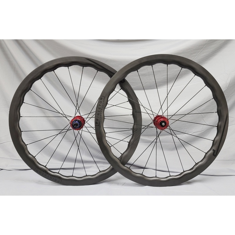PRINCETON GRIT 4540 DISC Tune-King Kong CL Red Hubs 24H 24H 12×100 12×142 CL Standard Bearings Road Wheelset Black Decal
