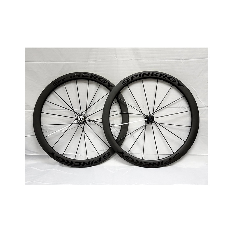 SPINERGY STEALTH FCC 4.7 DISC 700c F+R XDR 12×100 12×142 CenterLock SS BEARING ROAD WHEELSET Carbon Rims