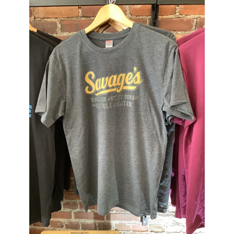 Grey Retro Savage’s T-Shirt-Large & Medium