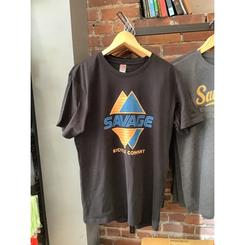 Savage’s Blue and Yellow Logo T-Shirt