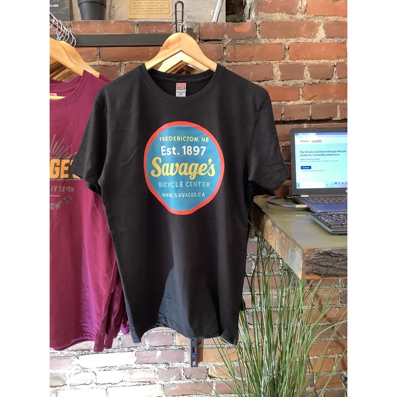 Savage’s Blue Logo T-Shirt-Medium & Large