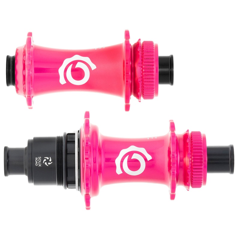 Industry Nine Solix CL Disc Hubs 12×100/142 TA 28h XDR Pink