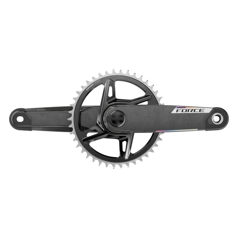 SRAM Force 1x XPLR AXS Power Meter Wide Crankset – 165mm 12/13-Speed 42t 8-Bolt Direct Mount DUB PM Spindle Carbon E1