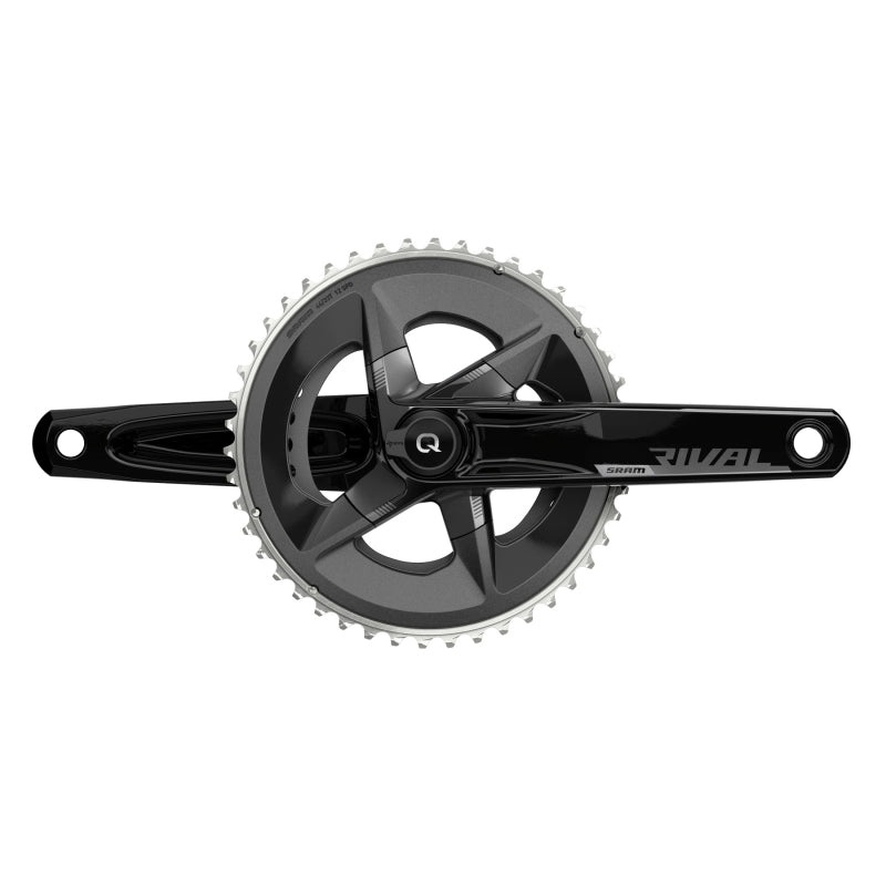 SRAM Rival AXS Crankset Quarq Power Meter – 170mm 12-Speed 46/33t Yaw 107 BCD DUB Spindle Interface BLK D1