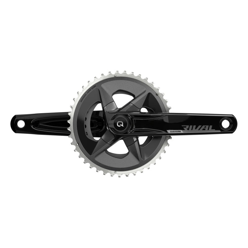 SRAM Rival AXS Crankset Quarq Power Meter – 175mm 12-Speed 48/35t Yaw 107 BCD DUB Spindle Interface BLK D1