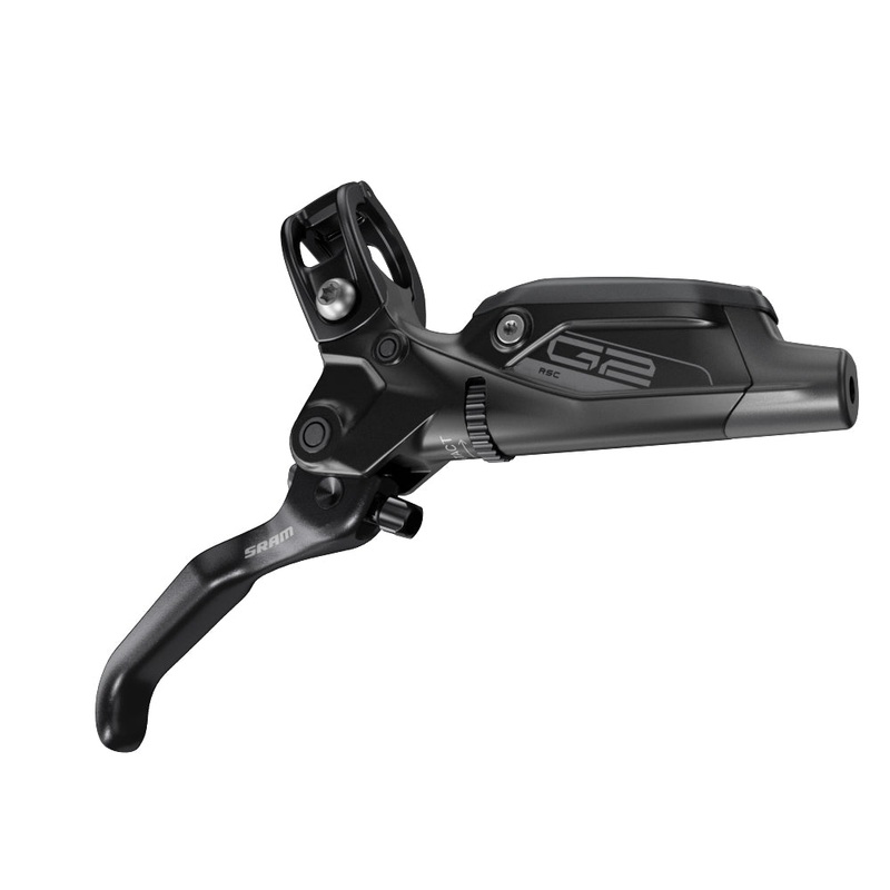SRAM G2 RSC Lever Assembly-SRAM Disc Brake Lever Assembly G2 RSC (A2) – Aluminium Lever (Assembled, No Hose, Includes Barb and Olive) Diffusion Black Anodized