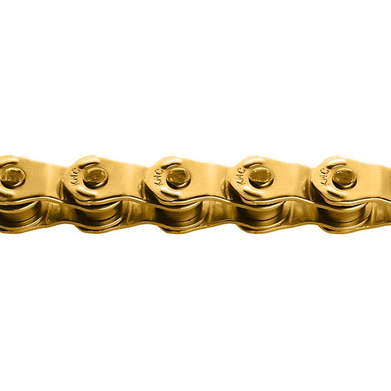 KMC HL1 Narrow Chain – Single Speed 3/32 100 Links Half Link Chain Gold