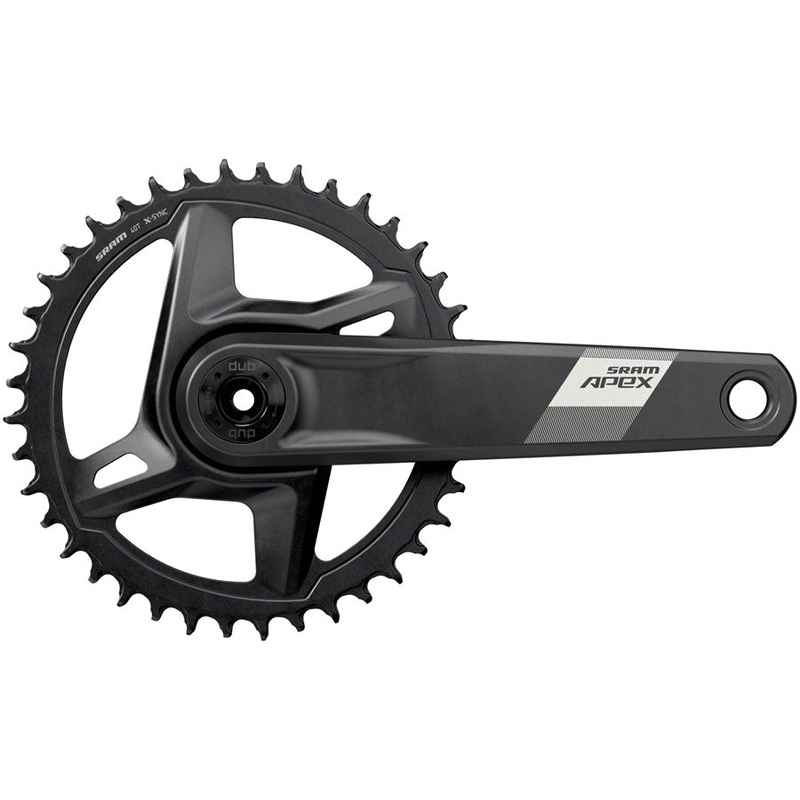SRAM Apex 1 Wide Crankset – 175mm 12-Speed 40t Direct Mount DUB Spindle Interface BLK D1