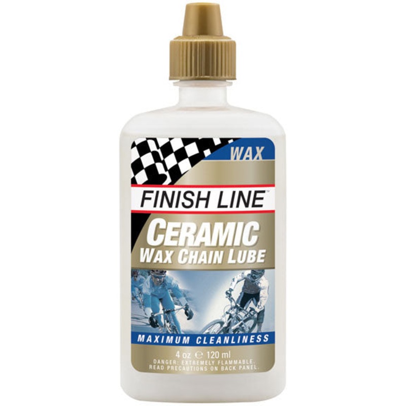 Finish Line Ceramic Wax Bike Chain Lube – 4oz Drip