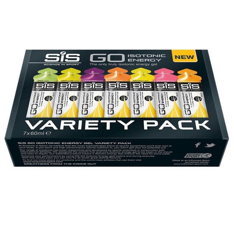 Sis go isotonic gel variety pack – 7 X 60ml