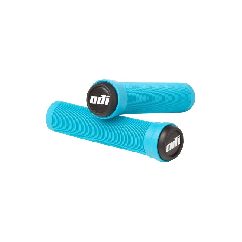 ODI Flangeless Longneck Grips – Aqua