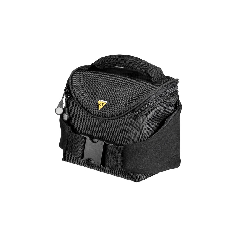 Topeak Compact Handlebar Bag/Fanny Pack – Includes Fixer 8 Black