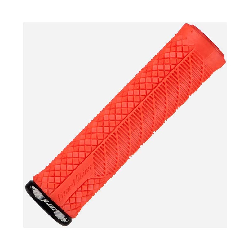 Lizard Skins Charger Evo Grips – Fire Red Lock-On
