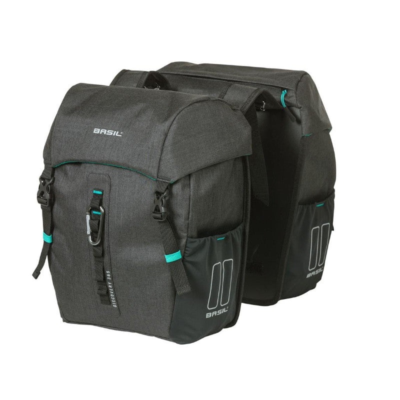 Basil Discovery 365 Pannier Bag 18L Black – Pair
