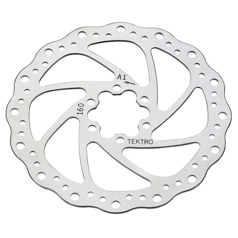 Tektro Disc Brake Rotor 140mm 6-Bolt Stainless