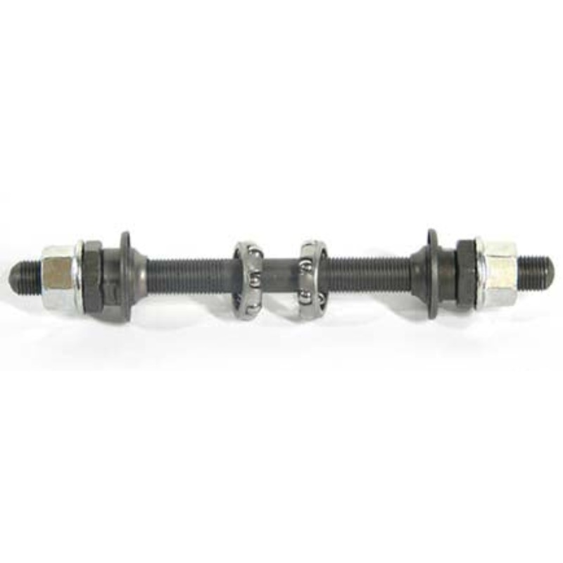 Axle & Cones Front 3/8 x 135mm Nut