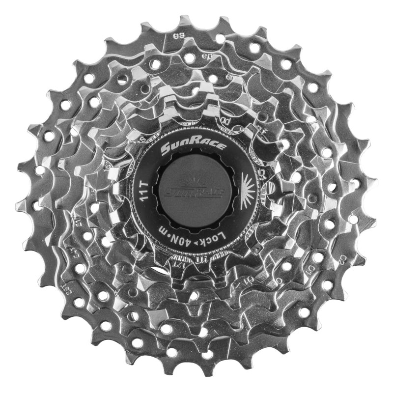 SunRace R86 Cassette – 8-Speed 11-28t Nickel