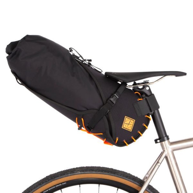 Restrap Saddle Bag 14L-Black/Black & Black/Orange