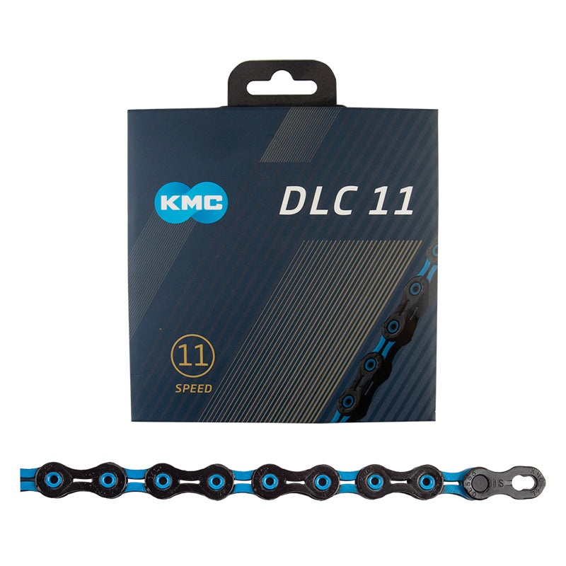 KMC DLC 11 Chain – 11-Speed 118 Links Black/Blue