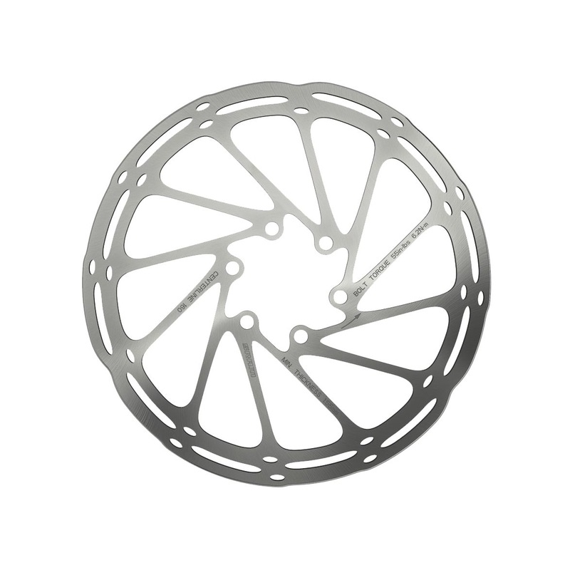 SRAM CenterLine Disc Brake Rotor – 140mm 6-Bolt 1.85mm